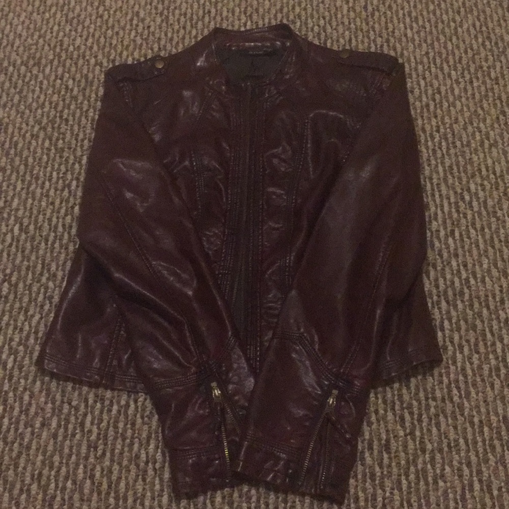 Faux leather Jacket Like New